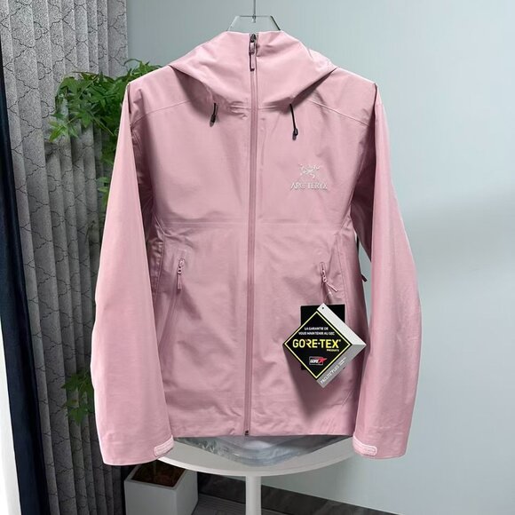Pink Arcteryx Beta Series Beta LT JacketHooded Hardshell Jacket Size L - Picture 1 of 6